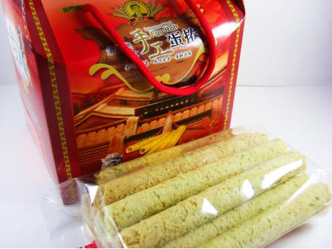 金高粱傳統蛋捲抹茶口味